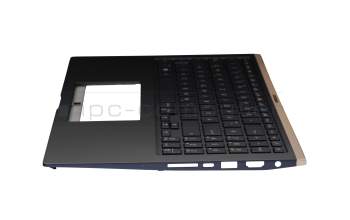 13NB0NM1P01011-1 Original Asus Tastatur inkl. Topcase DE (deutsch) blau/blau mit Backlight