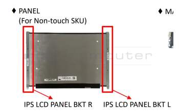 Asus 13NB0UR0AM0111 UM5401QA IPS LCD PANEL BKT L ASSY