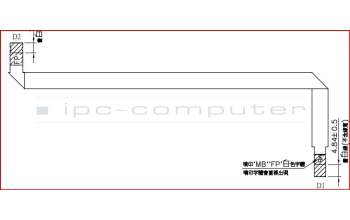 Asus 14010-00904600 X1504ZA FP FFC 8P 0.5MM L178.5