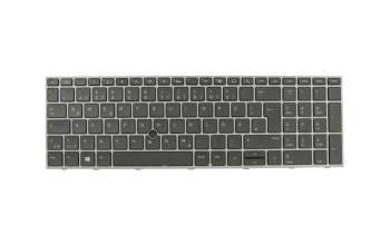 17H6UX10BE01C2 Original HP Tastatur DE (deutsch) schwarz mit Backlight und Mouse-Stick