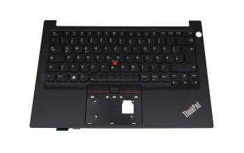 18424251 Original Lenovo Tastatur inkl. Topcase DE (deutsch) schwarz/schwarz mit Backlight und Mouse-Stick