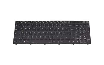 18H9-NEW-RF-X1 Original Clevo Tastatur DE (deutsch) schwarz/weiß mit Backlight