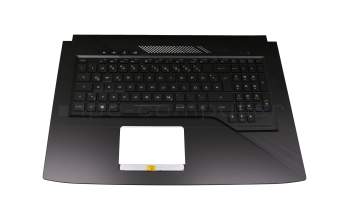 1KAHZZG0042 Original Asus Tastatur inkl. Topcase DE (deutsch) schwarz/schwarz mit Backlight (RGB Backlight)