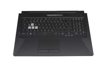 1KAHZZG008W Original Asus Tastatur inkl. Topcase DE (deutsch) schwarz/schwarz mit Backlight