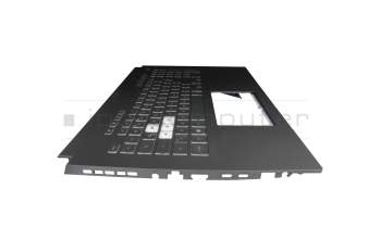 1KAHZZQ0121 Original Asus Tastatur inkl. Topcase DE (deutsch) schwarz/transparent/grau mit Backlight