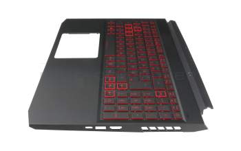 201000DFKC01 Original Acer Tastatur inkl. Topcase DE (deutsch) schwarz/rot/schwarz mit Backlight