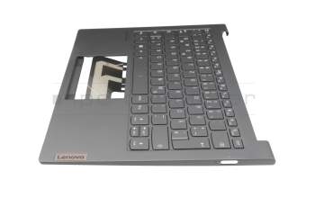 20A3XK240106 Original Lenovo Tastatur inkl. Topcase DE (deutsch) grau/grau mit Backlight