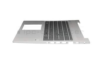 2B-BBU08Q100 Original Primax Tastatur inkl. Topcase DE (deutsch) schwarz/silber mit Backlight