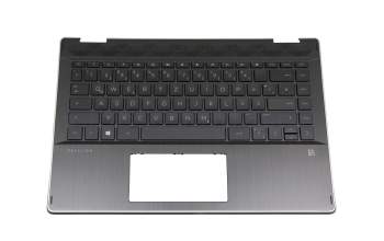 2H-BBJGMW63111 Original Primax Tastatur inkl. Topcase DE (deutsch) schwarz/schwarz mit Backlight