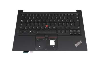 2H-BC8GML70121 Original PMX Tastatur inkl. Topcase DE (deutsch) schwarz/schwarz mit Backlight und Mouse-Stick mit Ein/Aus Schalter