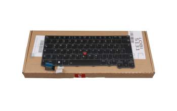 2H-BD6GML70131 Original Primax Tastatur DE (deutsch) schwarz mit Backlight und Mouse-Stick