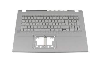 3340005FKA01 Original Acer Tastatur inkl. Topcase DE (deutsch) grau/grau mit Backlight