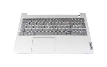 34R065F Original Lenovo Tastatur inkl. Topcase DE (deutsch) grau/grau mit Backlight