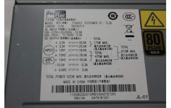 Lenovo 36200313 Acbel FS8003-EL3G ES5.0 625W PSU(R)