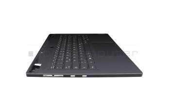 3680000147 Original Lenovo Tastatur inkl. Topcase DE (deutsch) grau/grau mit Backlight