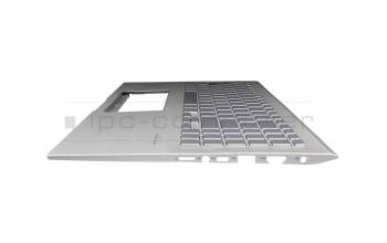 39XKNTAJN10 Original Asus Tastatur inkl. Topcase DE (deutsch) silber/silber mit Backlight