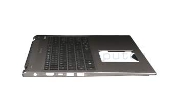 460.0CS09.0001 Original Acer Tastatur inkl. Topcase DE (deutsch) schwarz/silber mit Backlight