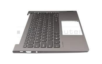 460.0M502.0001 Original Lenovo Tastatur inkl. Topcase UK (englisch) grau/grau mit Backlight