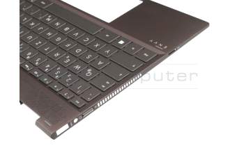 4600EC0C0003 Original HP Tastatur inkl. Topcase DE (deutsch) schwarz/grau mit Backlight