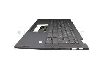 4600MD080011 Original Lenovo Tastatur inkl. Topcase DE (deutsch) grau/grau (Fingerprint)