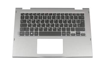 46M.07RCS.0013 Original Dell Tastatur inkl. Topcase DE (deutsch) schwarz/silber mit Backlight