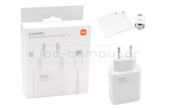 470400000P1D Original Xiaomi USB-C Netzteil 33,0 Watt EU Wallplug weiß (Charging Combo Type-A)