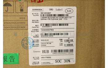 Lenovo 5B10Z33897 BATTERY SD/A L19D4PF5 7.72V 50Wh4cell