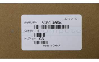 Lenovo 5CB0L46604 Lower Case Q 80SY BLK NOL WO/BTN