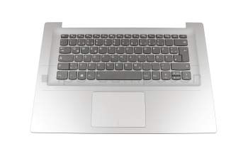 5CB0N79550 Original Lenovo Tastatur inkl. Topcase DE (deutsch) grau/silber mit Backlight