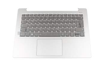 5CB0R07538 Original Lenovo Tastatur inkl. Topcase DE (deutsch) grau/silber mit Backlight