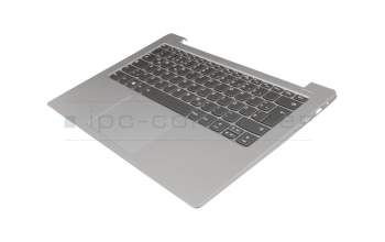 5CB0R16741 Original Lenovo Tastatur inkl. Topcase DE (deutsch) grau/silber mit Backlight