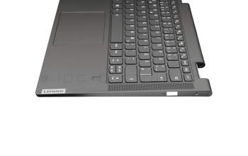 5CB0U43939 Original Lenovo Tastatur inkl. Topcase DE (deutsch) grau/grau mit Backlight