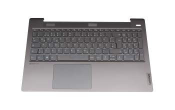 5CB1A24895 Original Lenovo Tastatur inkl. Topcase DE (deutsch) grau/grau mit Backlight