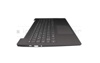 5CB1A29223 Original Lenovo Tastatur inkl. Topcase DE (deutsch) grau/grau mit Backlight