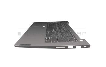 5CB1B32916 Original Lenovo Tastatur inkl. Topcase DE (deutsch) grau/grau mit Backlight