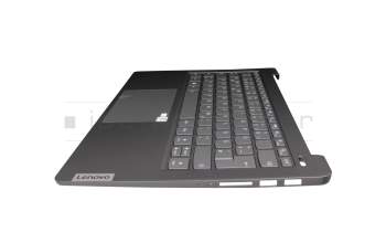 5CB1C04901 Original Lenovo Tastatur inkl. Topcase DE (deutsch) grau/grau mit Backlight