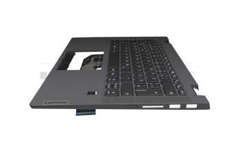 5CB1C48272 Original Lenovo Tastatur inkl. Topcase DE (deutsch) schwarz/grau mit Backlight