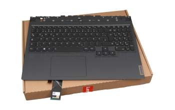 5CB1C74748 Original Lenovo Tastatur inkl. Topcase DE (deutsch) schwarz/schwarz mit Backlight RGB