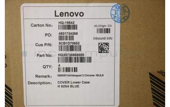 Lenovo 5CB1D70652 COVER Lower Case H 82N4 BLUE