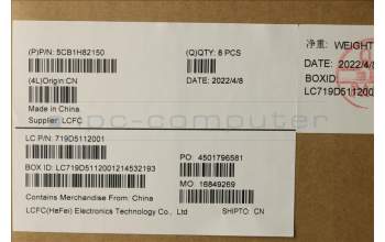 Lenovo 5CB1H82150 COVER LCD Cover L 82NJ Y_GY_2_8_K