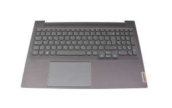 5CB1J38408 Original Lenovo Tastatur inkl. Topcase DE (deutsch) grau/grau mit Backlight