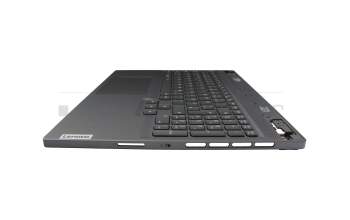 5CB1L56029 Original Lenovo Tastatur inkl. Topcase DE (deutsch) grau/grau mit Backlight