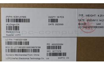 Lenovo 5CB1L57955 COVER FRU KT4D5_D_COVER_AL_WLAN_SLV_ASSY