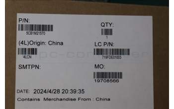 Lenovo 5CB1M21570 COVER FRU D_COVER_AL_WL_GR_ASSY