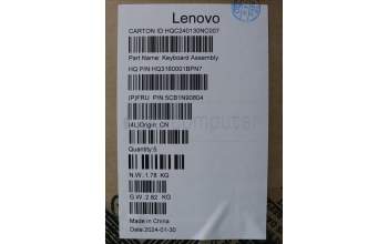 Lenovo 5CB1N90804 Tastatur inkl. Topcase ASM SWS H 83E3 LG