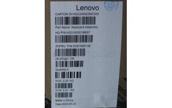 Lenovo 5CB1N95106 Tastatur inkl. Topcase ASM FRA H 83DS FP CB