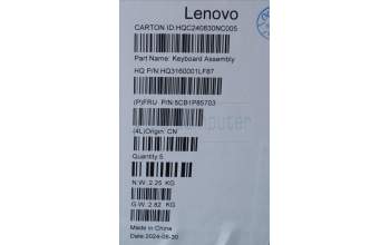 Lenovo 5CB1P85703 Tastatur inkl. Topcase ASM GER H21NH FP LG