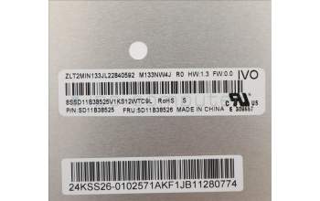 Lenovo 5D11B38526 DISPLAY FRU IV M133NW4J R0(HW 1.3) AG