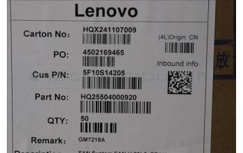 Lenovo 5F10S14205 Lüfter System Lüfter H 83L3_PEAK