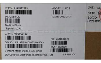 Lenovo 5H41B77395 HEATSINK KP6B0_UMA_THM_ASSY w/Lüfter DELTA